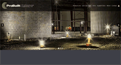 Desktop Screenshot of probuiltlighting.com